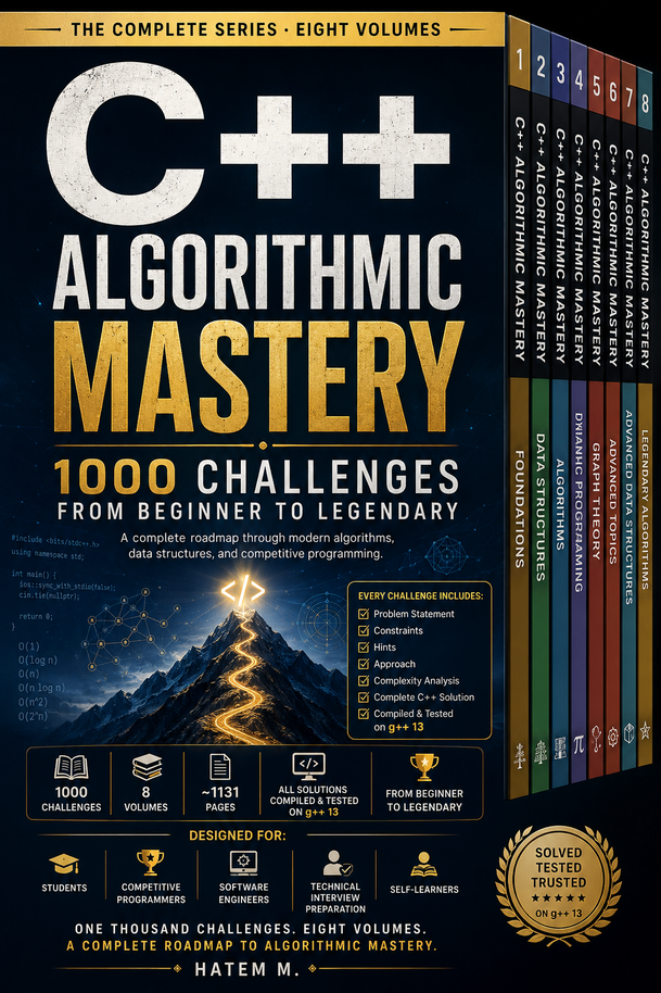 C++ Algorithmic Mastery: 1000 Challenges from… [PDF/iPad/Kindle]