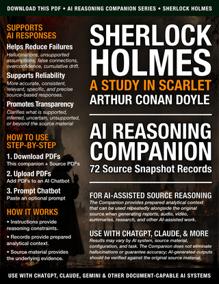Sherlock Holmes: A Study in Scarlet — AI Reasoning Companion PDF