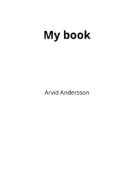 My book