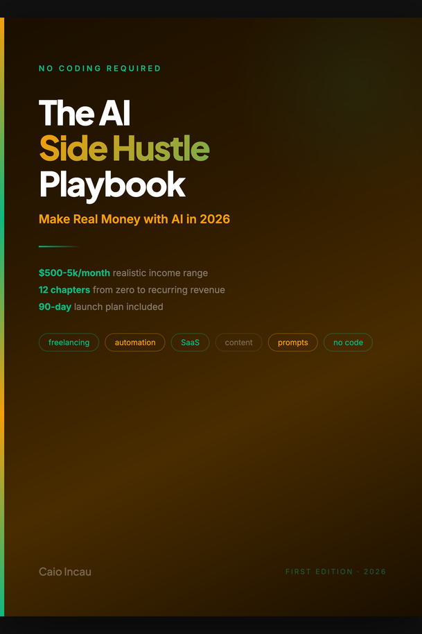 The AI Side Hustle Playbook [Leanpub PDF/iPad/Kindle]