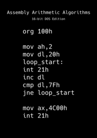 Assembly Arithmetic Algorithms-DOS