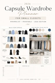 Capsule Wardrobe Planner for Small Closets — A Step‑by‑Step System for a Curated, Stress‑Free Wardrobe
