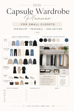 Capsule Wardrobe Planner for Small Closets — A Step‑by‑Step System for a Curated, Stress‑Free Wardrobe