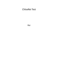 ChloeRei Test