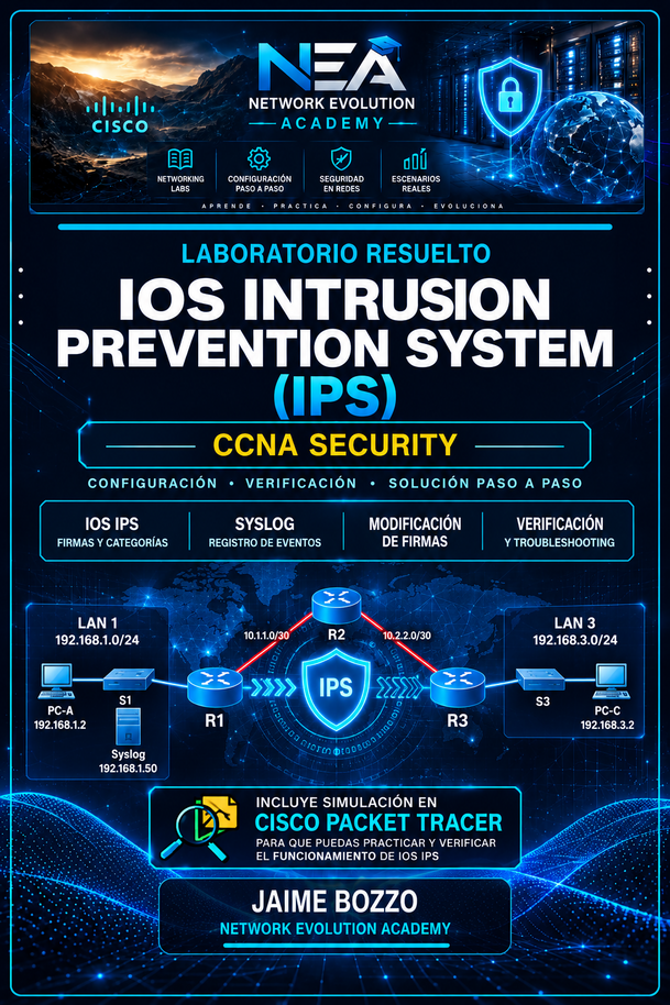 Cisco IOS IPS | Laboratorio CCNA Security… [PDF/iPad/Kindle]