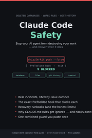 Claude Code Safety: Stop Your AI Agent from Destroying Your Work
