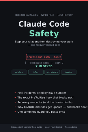 Claude Code Safety: Stop Your AI Agent from Destroying Your Work