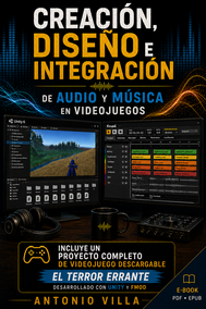 Creación, diseño e integración de audio y música en videojuegos