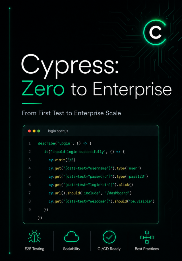 Cypress: Zero to Enterprise [Leanpub PDF/iPad/Kindle]