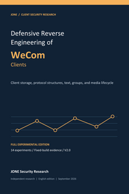 Defensive Reverse Engineering of WeCom Clients