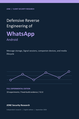 Defensive Reverse Engineering of WhatsApp Android