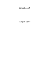 demo book 1