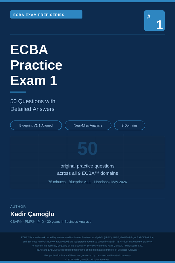 ECBA® Practice Exam 1: 50 Questions with… [PDF/iPad/Kindle]