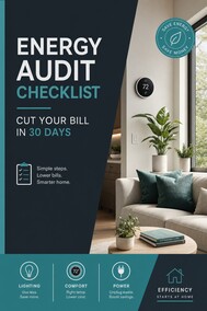 Energy Audit Checklist — Cut Your Electricity Bill in 30 Days