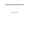 Facebook app development 2015