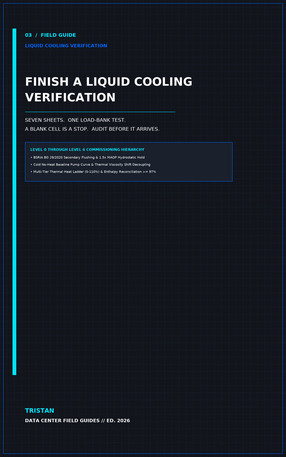 Finish a Liquid Cooling Verification