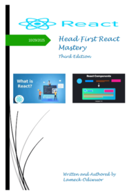 Head First React Mastery
