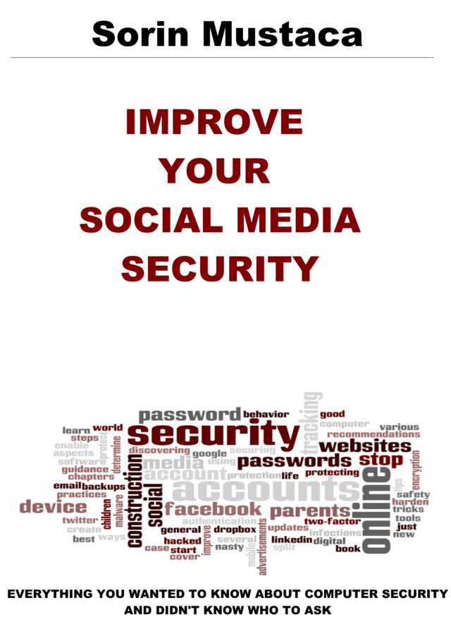 Improve your security on social media [Leanpub PDF/iPad/Kindle]