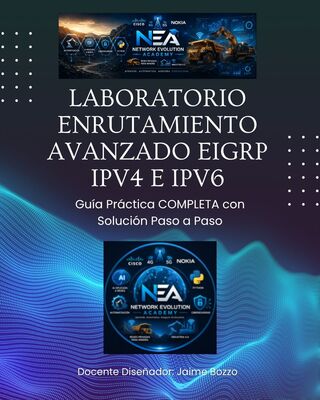 Laboratorio avanzado de EIGRP IPv4 e IPv6: enrutamiento, redistribución y sumarización paso a paso