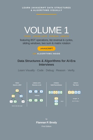 Learn JavaScript Data Structures & Algorithms Visually - Volume 1