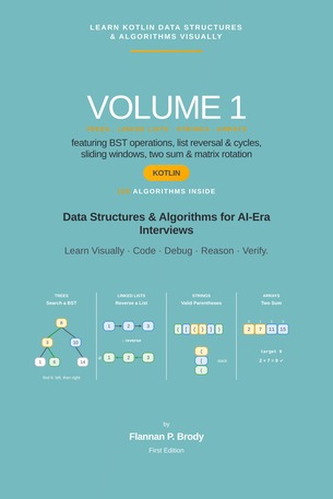 Learn Kotlin Data Structures & Algorithms Visually - Volume 1