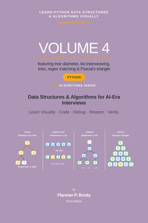 Learn Python Data Structures & Algorithms Visually - Volume 4