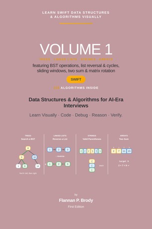 Learn Swift Data Structures & Algorithms Visually - Volume 1