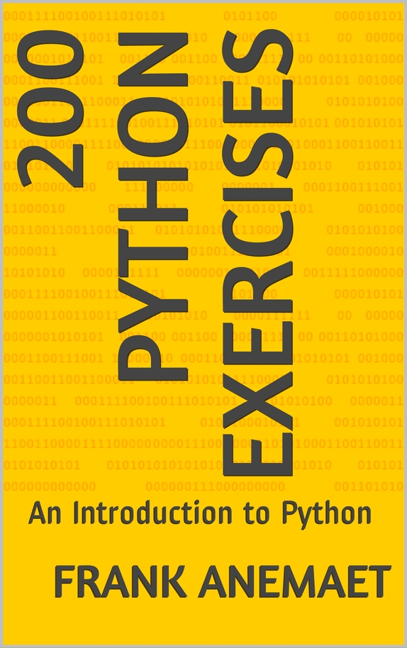 0 Python Exercises An By Frank Anemaet Pdf Ipad Kindle