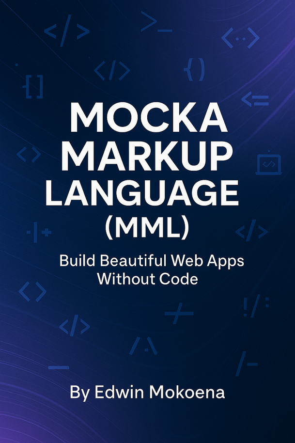 MML Mocka Markup Language [Leanpub PDF/iPad/Kindle]