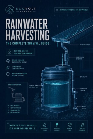 Off‑Grid Water & Rainwater Guide — Eight Printable Survival Wallet Cards