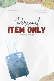 Personal Item Only Family Travel