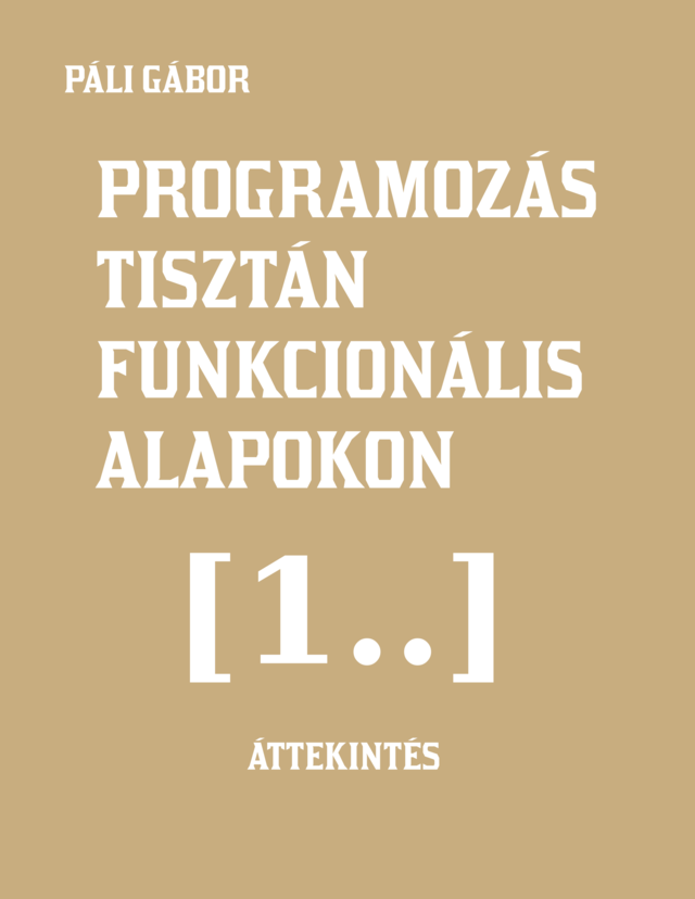Programozás tisztán… szerző: Páli Gábor [PDF/iPad/Kindle]