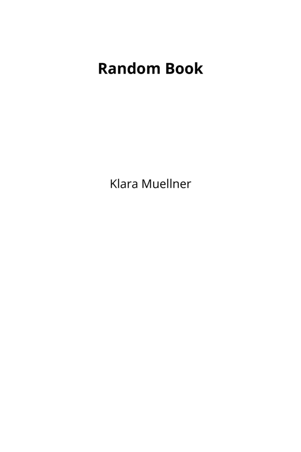 Random Book [Leanpub PDF/iPad/Kindle]