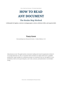 How to Read Any Document: The Realm Map Method