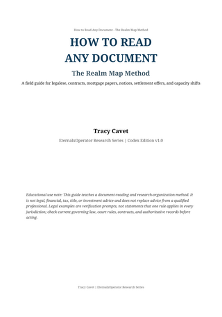 How to Read Any Document: The Realm Map Method
