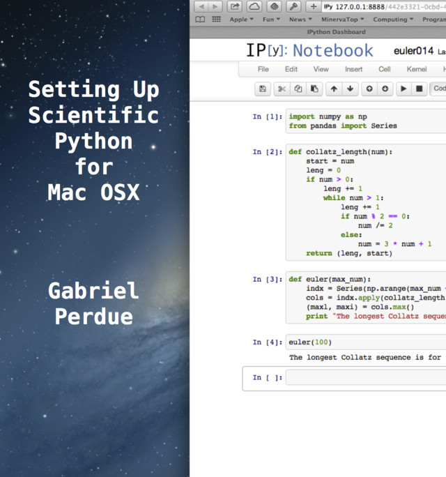 Setting Up Scientific Python for Mac OSX [Leanpub PDF/iPad/Kindle]