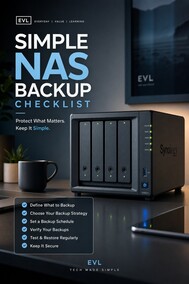 Simple NAS Backup Checklist