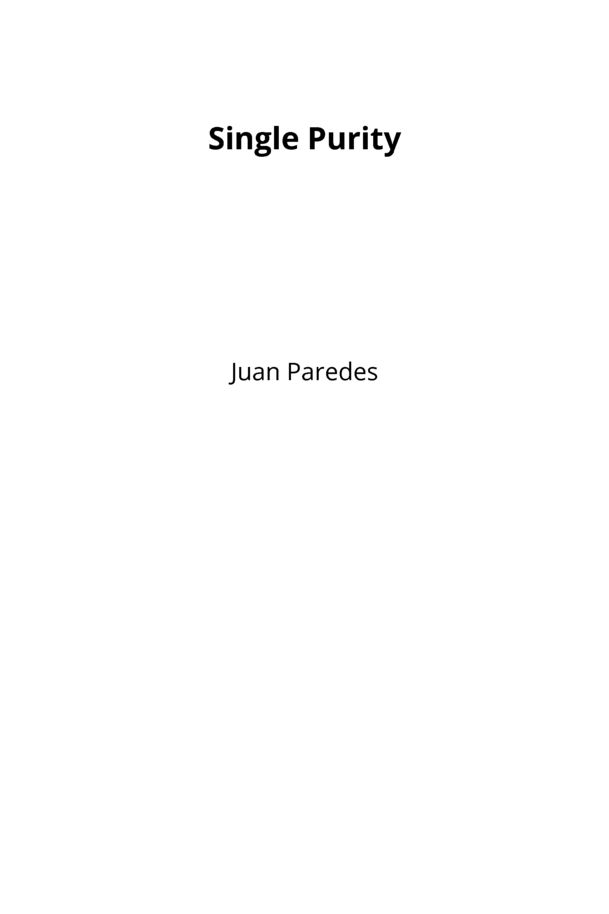 Single Purity [Leanpub PDF/iPad/Kindle]