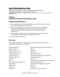 Solution Manual For Management Leading & Collaborating in a Competitive World 15e Thomas Bateman, Robert Konopaske and Scott Snell Chapter(1-18)