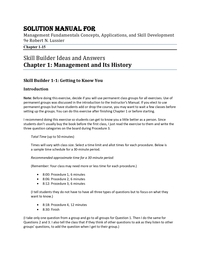 Solution Manual For Management of Human Resources The Essentials, 5th Edition by Gary Dessler, Nita Chhinzer, Gary L. Gannon