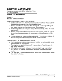 Solution Manual for Managerial Accounting, 12th Canadian Edition by Ray H. Garrison, Theresa Libby, Alan Webb