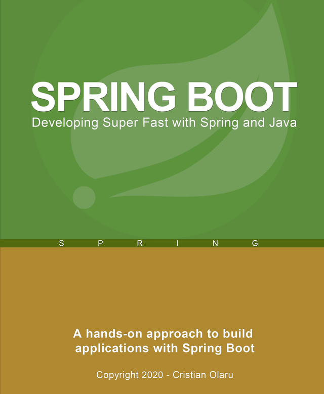 SPRING BOOT - Just Run [Leanpub PDF/iPad/Kindle]
