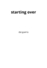 starting over cover