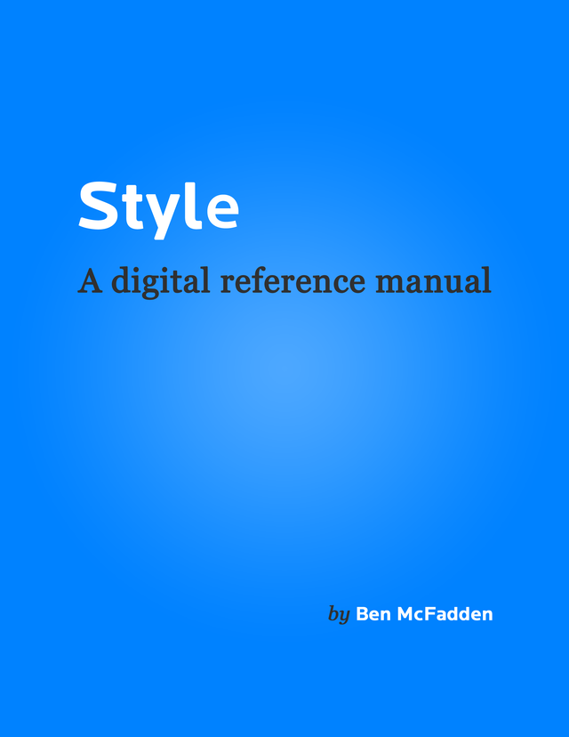 Style [Leanpub PDF/iPad/Kindle]