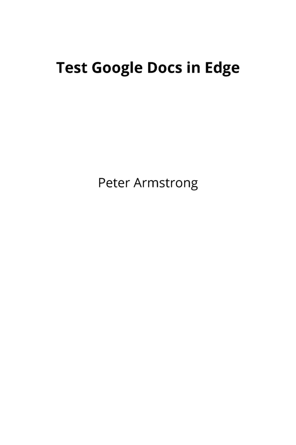 Test Google Docs in Edge [Leanpub PDF/iPad/Kindle]