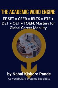 THE ACADEMIC WORD ENGINE EF SET • CEFR • IELTS • PTE • DET • OET • TOEFL Mastery for Global Career Mobility