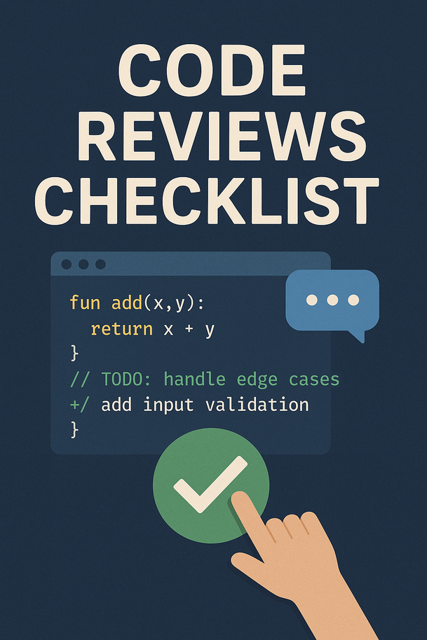 Code Review Checklist by Adhir Ramjiawan [PDF/iPad/Kindle]