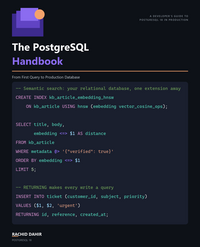 The PostgreSQL Handbook