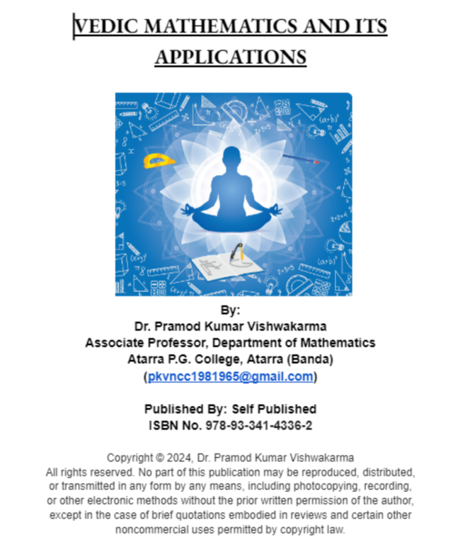 Vedic Mathematics and Its Applications [Leanpub PDF/iPad/Kindle]